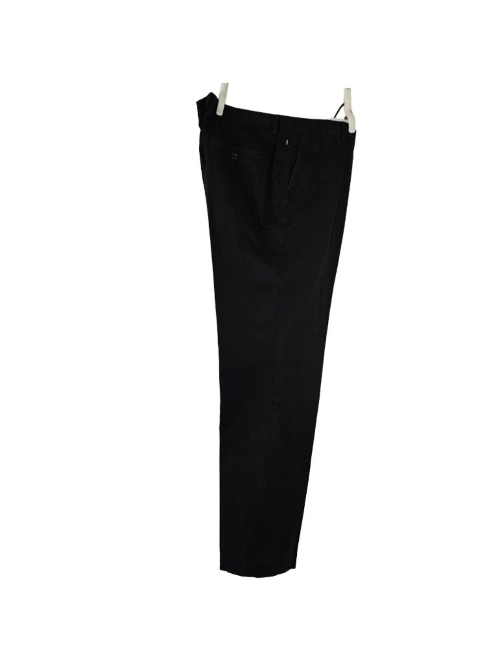 BOSS Hugo Boss Sharp4-W Mens Dress Pants 36R Navy Cotton Stretch Straight Leg